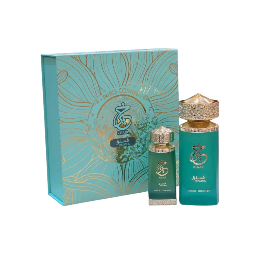 Khair Pistachio Oil and Perfume Set